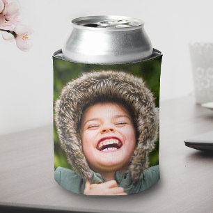Enfriador De Latas Personalizado 2 plantillas de fotos de doble cara