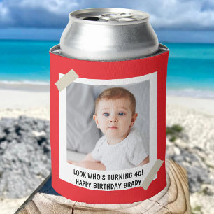 Enfriador De Latas Personalizado 30.º 40.º 50.º 60.º 70 cumpleaños