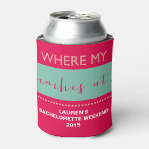 Enfriador De Latas Personalizado Bachelorette Beach Fiesta