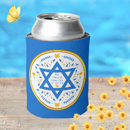 Enfriador De Latas Personalizado, Bat Mitzvah favorece, o CUALQUIER O
