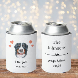 Enfriador De Latas Personalizado Bernese Mascota de perro de montaña 