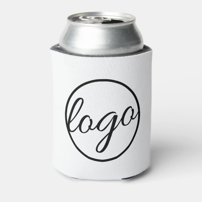 Enfriador De Latas Personalizado Café Restaurant logotipo comercial (Reverso de la lata)