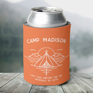 Enfriador De Latas Personalizado Camp Bachelorette Party favorece el