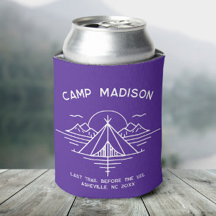 Enfriador De Latas Personalizado Camp Bachelorette Party favorece el 