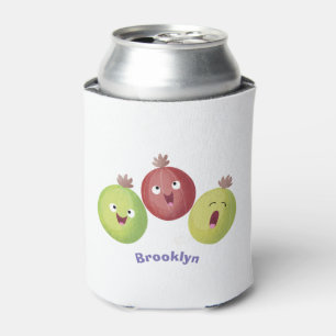 Enfriador De Latas Personalizado cantante de trío de gooseberry