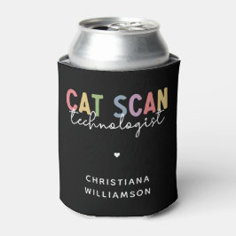 Enfriador De Latas Personalizado CAT Scan Technologist CT Tech Gifts