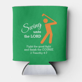 Enfriador De Latas Personalizado CHRISTIAN GOLFER Swing to Lord IRISH