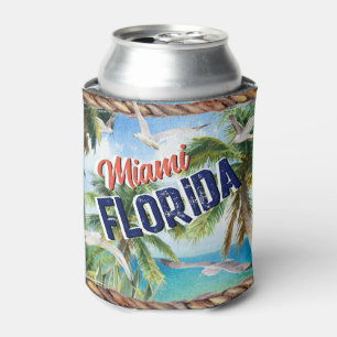 Enfriador De Latas Personalizado CUALQUIER TIPO DE Vacaciones Tropica