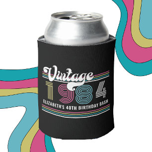 Enfriador De Latas Personalizado Cualquier vejez de la foto de Vintag