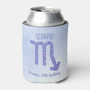 Enfriador De Latas Personalizado Cute Escorpio Rótulo Personalizado