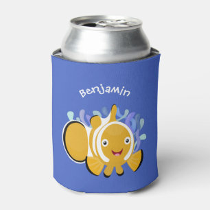 Enfriador De Latas Personalizado de anenoma de payaso alegre