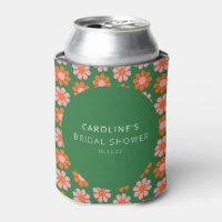 Personalizado de ducha de novia con flores de retr
