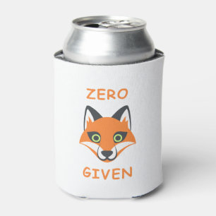 Enfriador De Latas Personalizado de Emoji de frases de moda Zero Fox 