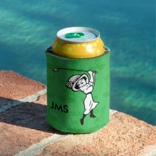 Enfriador De Latas Personalizado de golf femenina personalizada