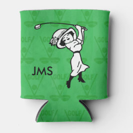 Enfriador De Latas Personalizado de golf femenina personalizada