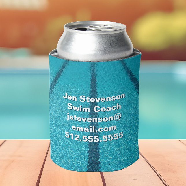 Enfriador De Latas Personalizado de la Compañía de Piscina o del Inst (Subido por el creador)