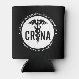 Enfriador De Latas Personalizado de la CRNA Certificado de enfermero 