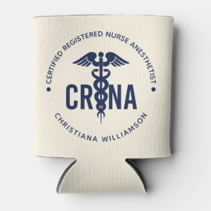 Enfriador De Latas Personalizado de la CRNA Certificado de enfermero