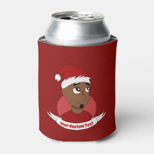 Enfriador De Latas Personalizado de Navidades sonrientes