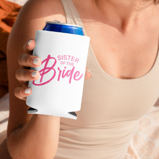 Enfriador De Latas Personalizado de novia Texto
