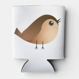 Enfriador De Latas Personalizado de pájaro de Sparrow