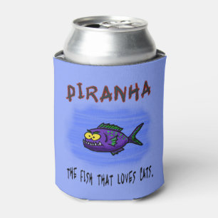 Enfriador De Latas personalizado de pescado piraña
