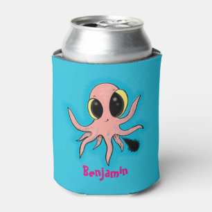 Enfriador De Latas Personalizado de pulpo para bebés, dulce y descara