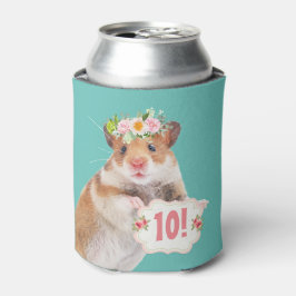 Enfriador De Latas Personalizado de ratón/hámster de Woodland