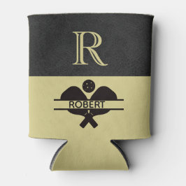 Enfriador De Latas Personalizado de tipo de pelota Monograma Nombre i