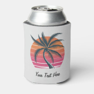 Enfriador De Latas Personalizado de vacaciones de verano de Sunset Be