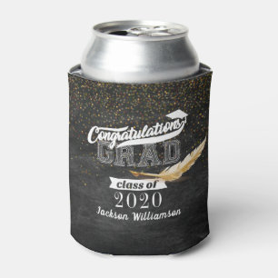 Enfriador De Latas Personalizado del campeonato de graduación Retro C