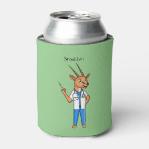 Enfriador De Latas Personalizado del médica del antílope de Gemsbok