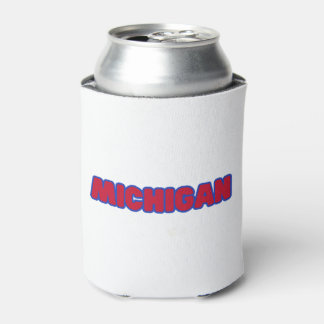 Enfriador De Latas Personalizado Del Orgullo Del Estado De Michigan
