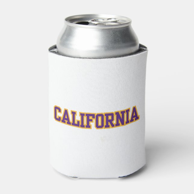 Enfriador De Latas Personalizado del Orgullo Estatal de California (Lata Anverso)