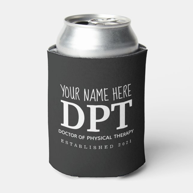 Enfriador De Latas Personalizado DPT, Terapia Física (Lata Anverso)
