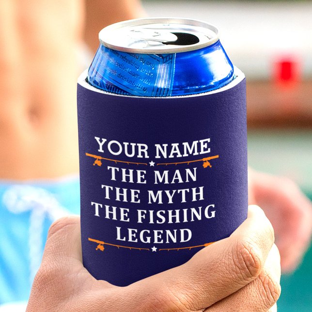 Enfriador De Latas Personalizado El Hombre El Mito De La Leyenda Pesq (Subido por el creador)