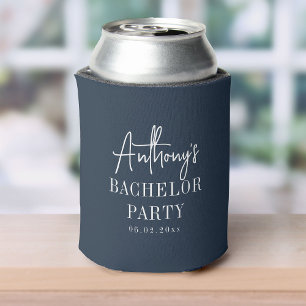 Enfriador De Latas Personalizado Elegante Moderno Partido de Soltero