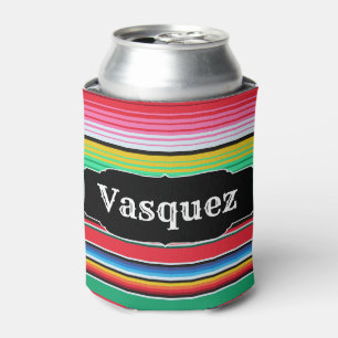 Enfriador De Latas Personalizado español Serape Mexicano Personalizad