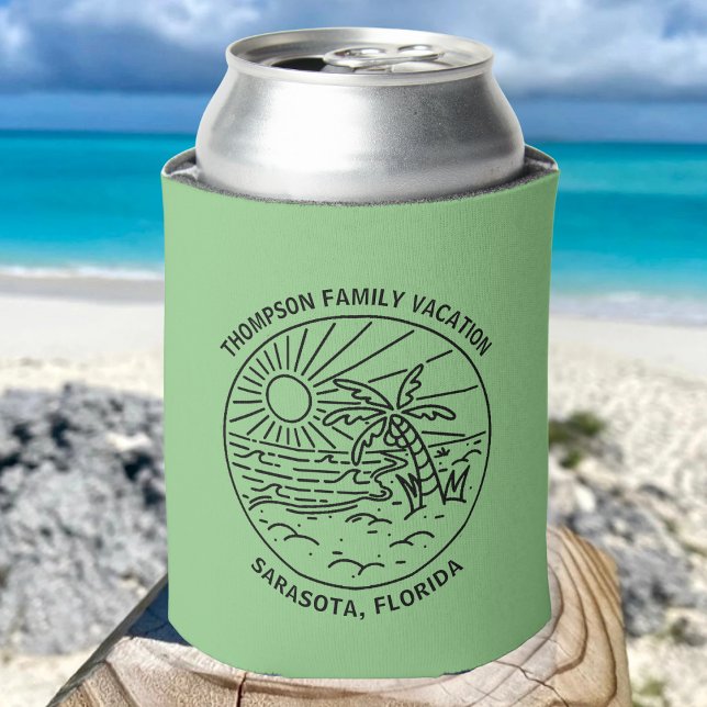 Enfriador De Latas Personalizado Familia Vacaciones Lago Vida Viaje a (Subido por el creador)