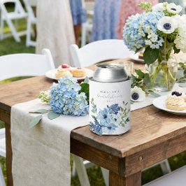 Enfriador De Latas Personalizado Floral Bridal Bridal Shower