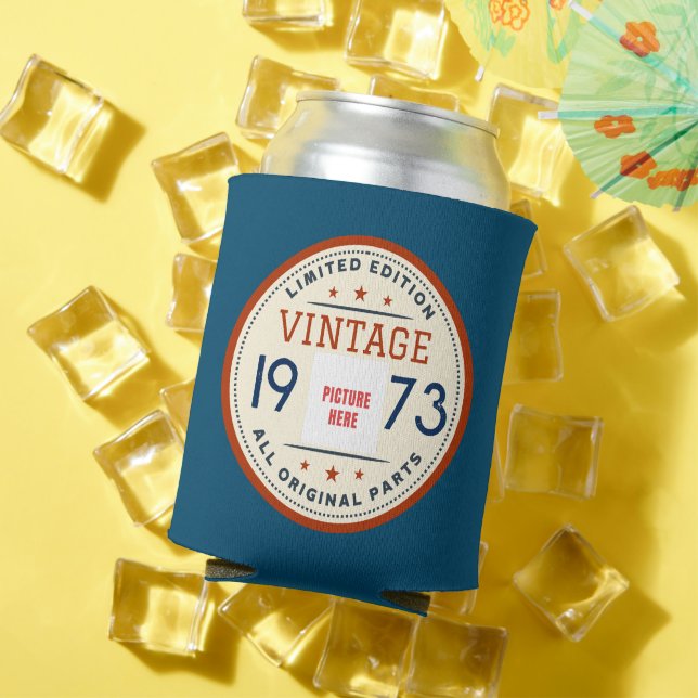 ENFRIADOR DE LATAS PERSONALIZADO FOTO CUMPLEAÑOS EDICIÓN LIMITADA (Verano in situ)