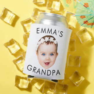 Enfriador De Latas Personalizado Foto Face Mamá Abuela Abuela Cumplea