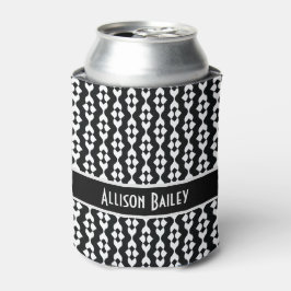Enfriador De Latas Personalizado, FunkyBlack y modelo blanco