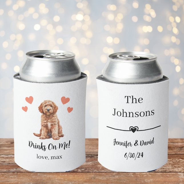 Enfriador De Latas Personalizado Goldendoodle Mascota Refrigerador de (Subido por el creador)