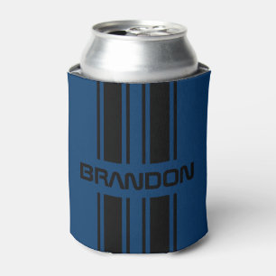 Enfriador De Latas Personalizado Guay Dark Blue Auto Race Sport Strip