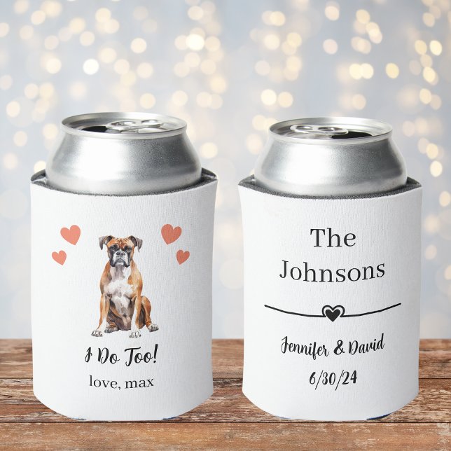 Enfriador De Latas Personalizado Mascota Boda Refrigerador de bebidas (Subido por el creador)