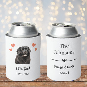 Enfriador De Latas Personalizado Mascota de Terranova Refrigerador de