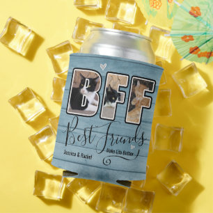 Enfriador De Latas Personalizado Mejor Amigos Mejoren la Vida