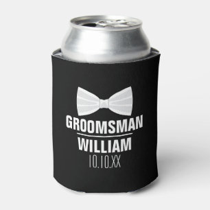 Enfriador De Latas Personalizado Mejor Hombre Boda Groomsman