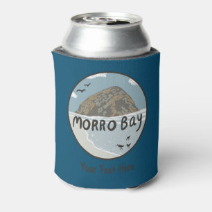 Enfriador De Latas PERSONALIZADO MORRO ROCK Central California Beach 